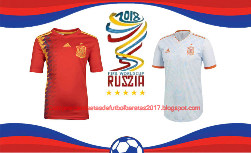 replica camiseta seleccion española 2018